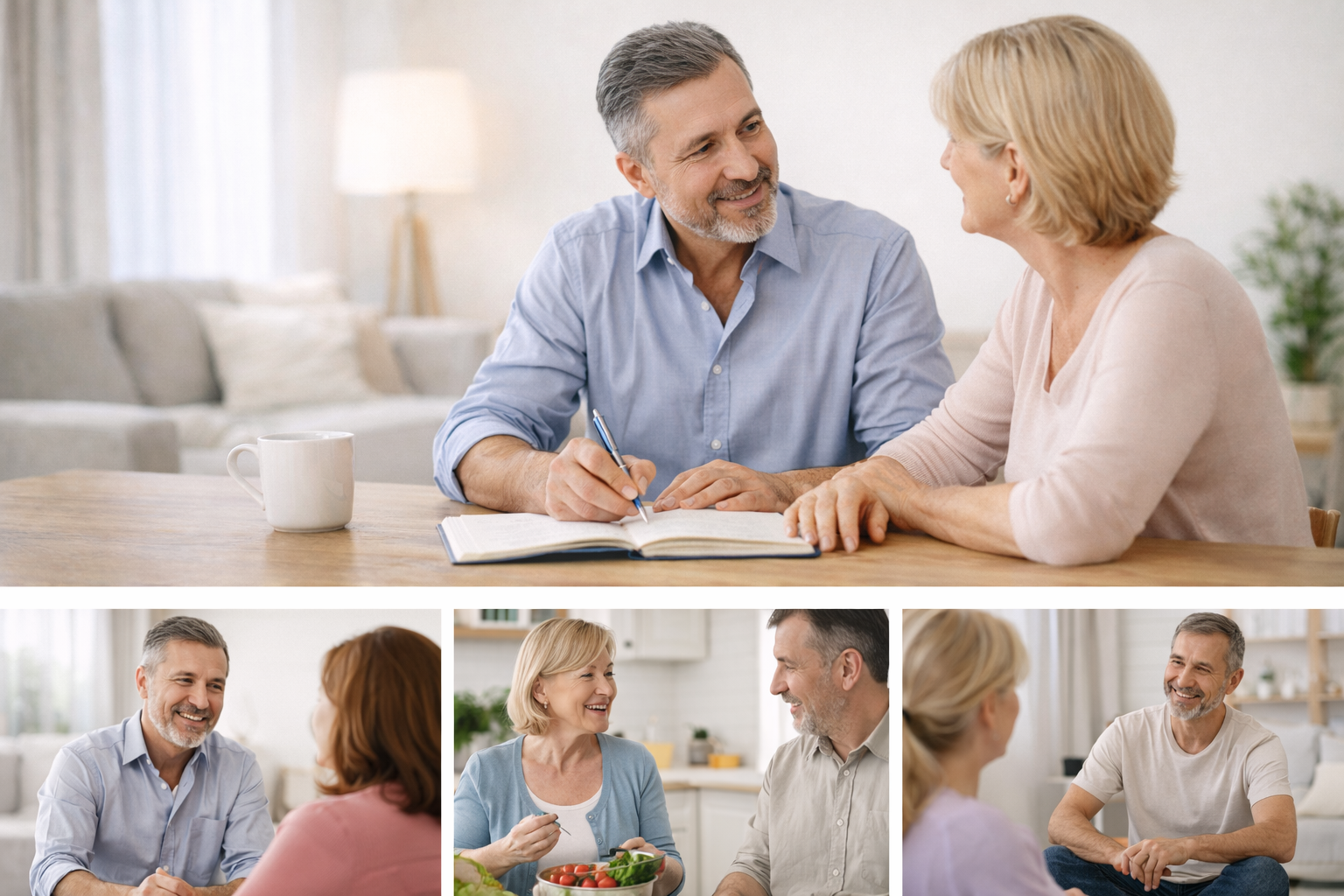 Donna 45+ in ambiente luminoso e tranquillo, percorso di benessere Metodo AMATI